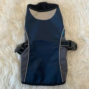 NWOT Hunter Dog Vest Blue Fleece lined. Size Small